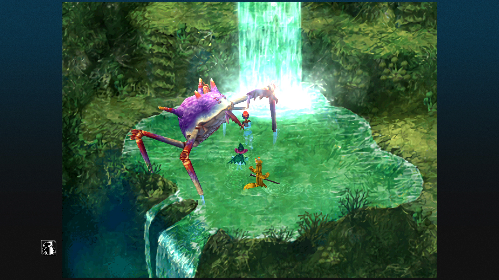 Isometric view of Chrono Cross gameplay